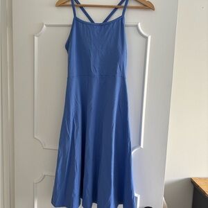 Pact Fit and Flare Strapless Midi Dress NWT